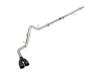 aFe Rebel XD Series 3in 304SS DPF-Back 20-21 GM Trucks L6-3.0L (td) LM2 - Dual Black Tip aFe