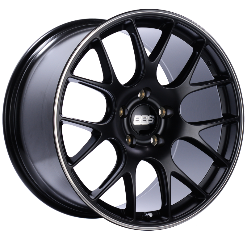 BBS CH-R 20x11.5 5x130 ET47 CB71.6 Satin Black Polished Rim Protector Wheel CH138BPO