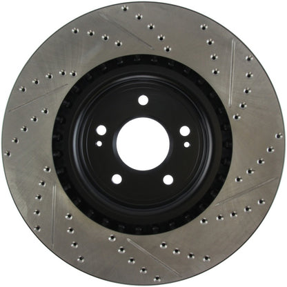 StopTech Slotted & Drilled Sport Brake Rotor - eliteracefab.com