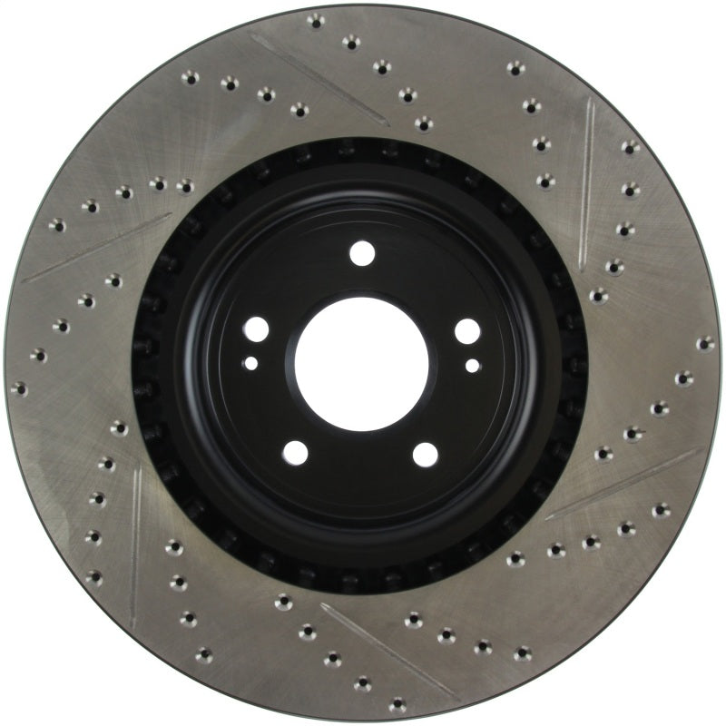 StopTech Slotted & Drilled Sport Brake Rotor - eliteracefab.com