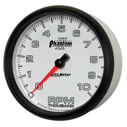 Autometer Phantom II 5in Electrical 10K RPM In-Dash Tachometer 7598