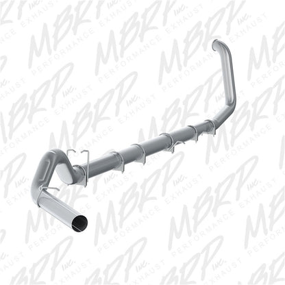 MBRP F-250/350 7.3L all models 5in Turbo Back Single Side Exit No Muffler T409 - eliteracefab.com