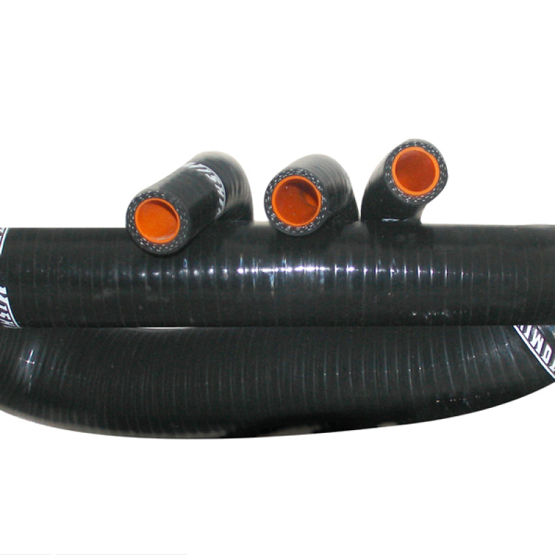 Mishimoto 86-93 Ford Mustang Black Silicone Hose Kit - eliteracefab.com