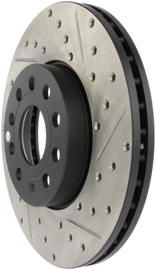 StopTech Slotted & Drilled Sport Brake Rotor - eliteracefab.com