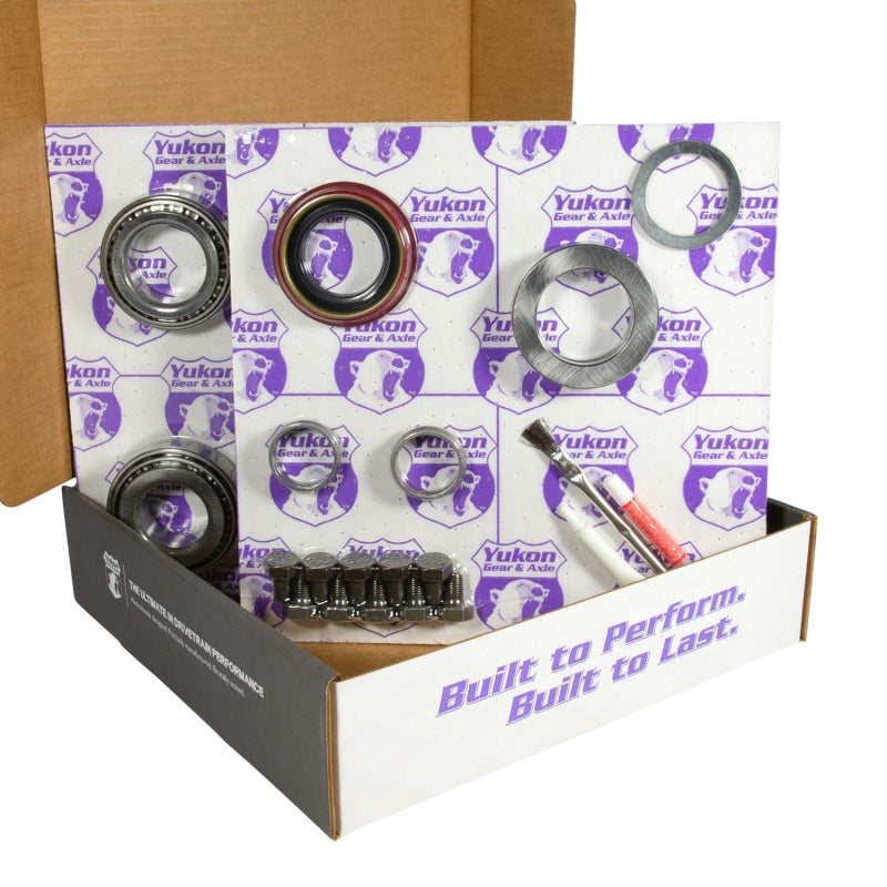 Yukon 8.8in Ford 3.27 Rear Ring & Pinion Install Kit 28 Spline Positraction 2.25in Axle Bearings