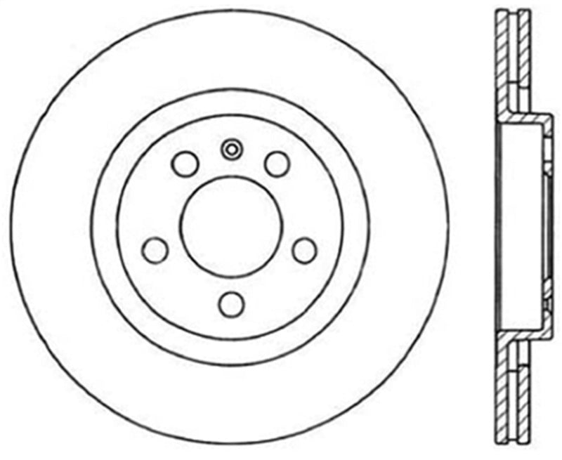 StopTech Slotted & Drilled Sport Brake Rotor Stoptech