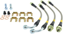 Load image into Gallery viewer, STOPTECH 05-06 LGT STAINLESS STEEL REAR BRAKE LINES (4 LINE KIT), 950.47505 - eliteracefab.com