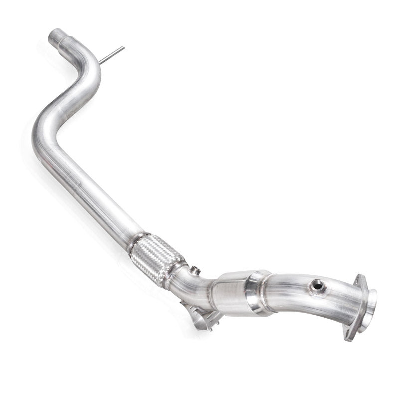 STAINLESS WORKS 2015-2021 Mustang Downpipe 3in High-Flow Cats Factory Connection - eliteracefab.com