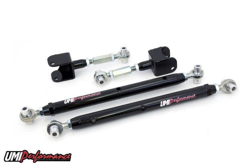 UMI Performance 1978-1988 GM G-Body Rear Control Arms Kit, Double Adjustable - 302717-B