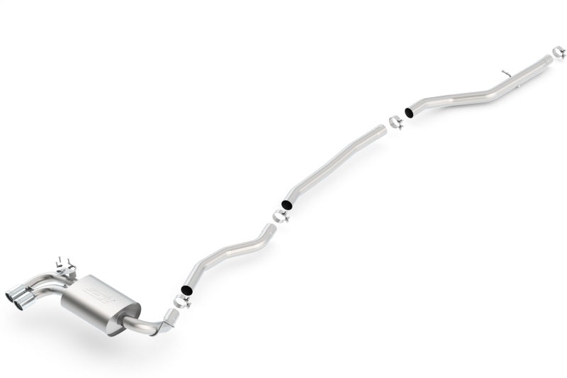 Borla 12-15 BMW 328i Sedan 2.0L AT/MT RWD Dual Left Rear Exit Catback Exhaust - eliteracefab.com