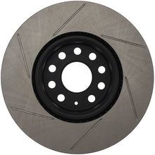 Load image into Gallery viewer, STOPTECH POWER SLOT 06-10 AUDI A3 / 08-10 TT / 06-09 VW GTI MLK V/PASSAT LEFT FRONT SLOTTED ROTOR, 126.33098SL - eliteracefab.com