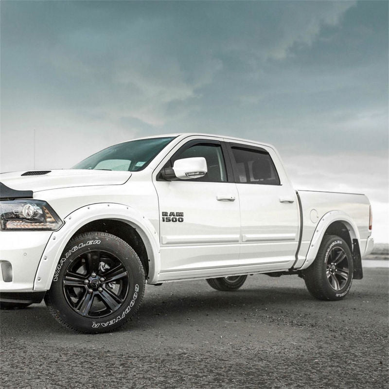 EGR 09+ Dodge Ram LD Bolt-On Look Color Match Fender Flares - Set - Bright White - eliteracefab.com