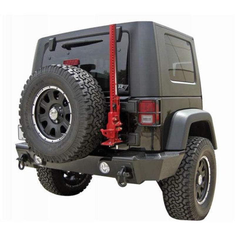 Rampage 2007-2018 Jeep Wrangler(JK) Recovery Bumper Rear - Black - eliteracefab.com