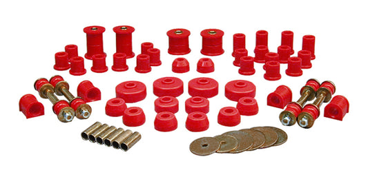 Prothane Total Vehicle Suspension Bushing Kit for 1979–1985 Toyota Pickup 4WD, Red – 18-2016