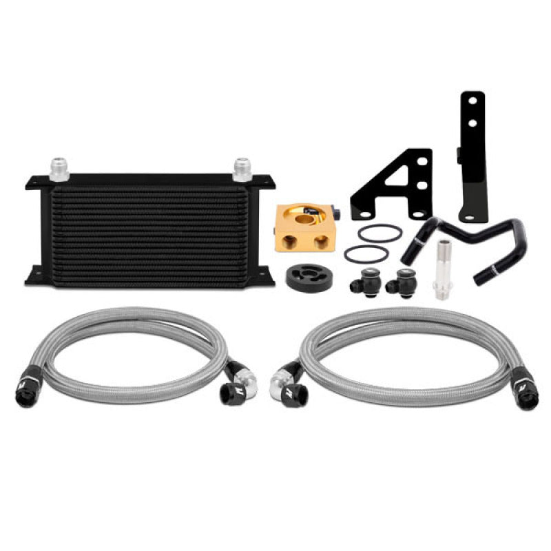 Mishimoto 2015 Subaru WRX Thermostatic Oil Cooler Kit - Black - eliteracefab.com