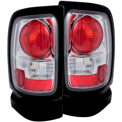 ANZO USA Dodge Ram Taillights Chrome; 1994-2001 - eliteracefab.com