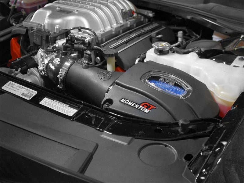 aFe Momentum Air Intake System PRO 5R w/ Extra Filter 2015 Dodge Challenger SRT Hellcat 6.2L (sc) - eliteracefab.com