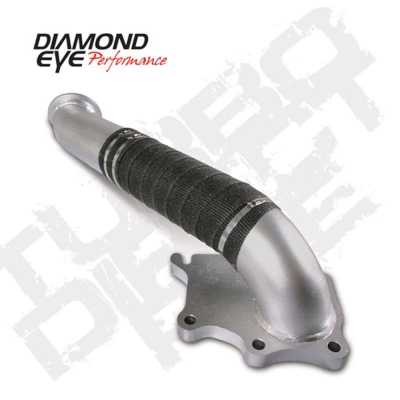 Diamond Eye TURBO-DIRECT 3in AL CHEVY LB7 DURAMAX 01-04 5 BTWN TURBO & F PIPE TRANS DIPSTICK MOD REQ Diamond Eye Performance