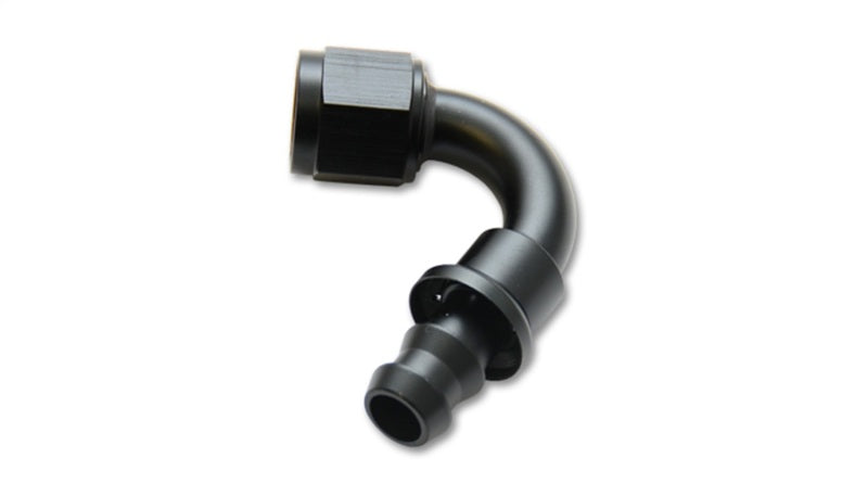 Vibrant Push-On 120 Degree Hose End Elbow Fitting -6AN - eliteracefab.com