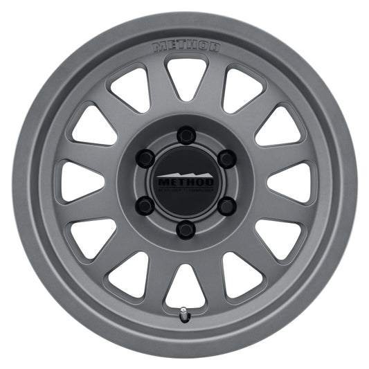 Method MR704 17x8.5 0mm Offset 5x5 71.5mm CB Matte Titanium Wheel - eliteracefab.com