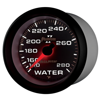 Autometer Phantom II 2-5/8in 140-280 Degree F Mechanical Water Gauge 7831