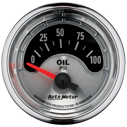 Autometer American Muscle Gauge Kit 6 Pc Abody/Duster/Demon/Dart 70-76 Tach/Mph/Fuel/Oilp/Wtmp/Volt 7031