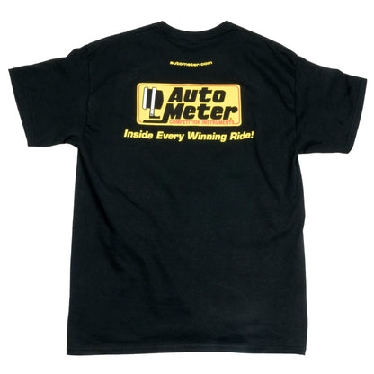 Autometer Black Competition Instruments T-Shirt - XXL 0422XXL