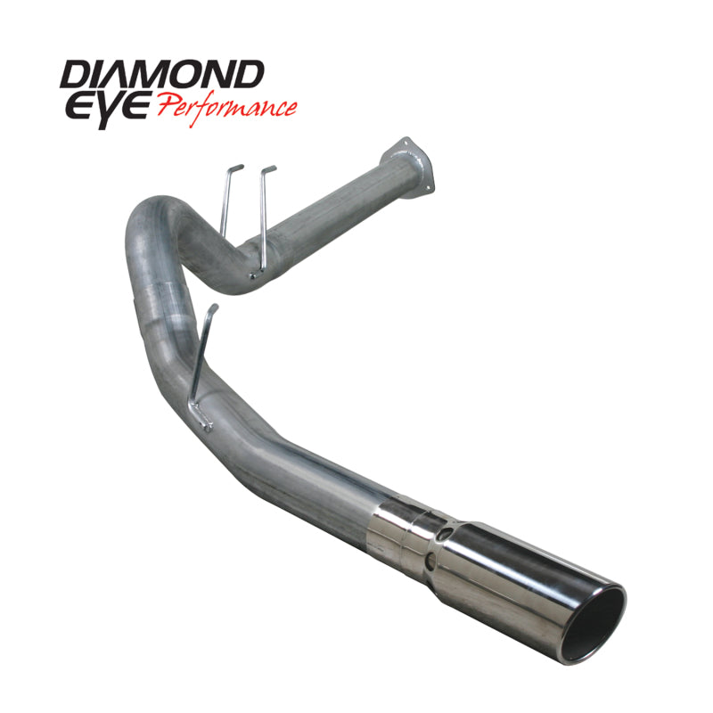 Diamond Eye KIT 4in DPF BACK SGL SS: 2011 FORD 6.7L PWRSTROKE F250/F350 Diamond Eye Performance