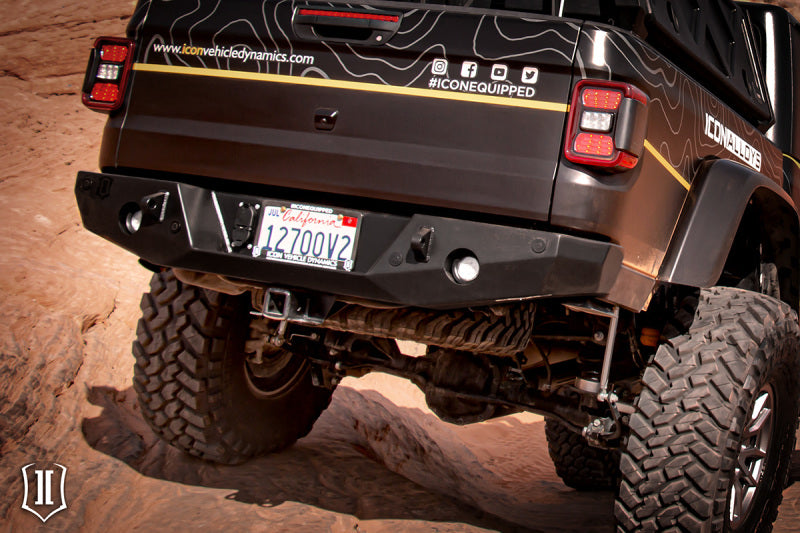 ICON 2020+ Jeep Gladiator JT Pro-Series Rear Bumper ICON