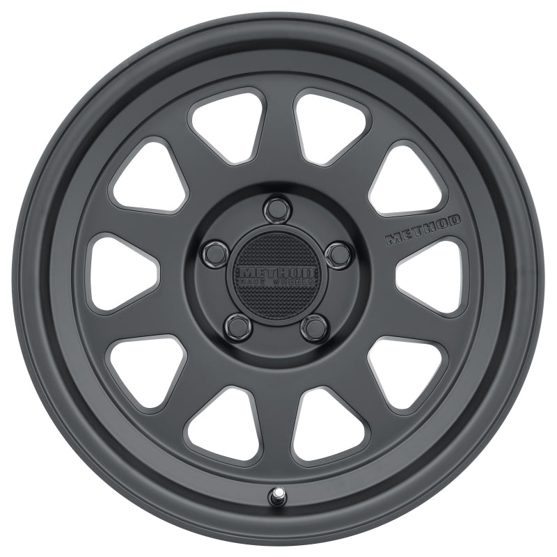 Method MR316 17x8.5 0mm Offset 5x150 110.5mm CB Matte Black Wheel - eliteracefab.com