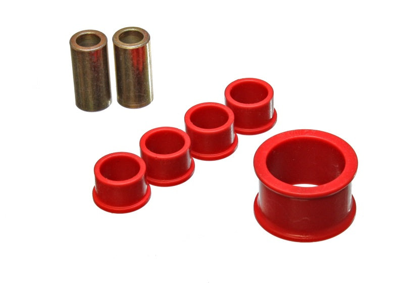 Energy Suspension 02-09 Nissan 350Z / 03-07 Infiniti G35 Coupe Red Rack and Pinion Bushing Set - eliteracefab.com