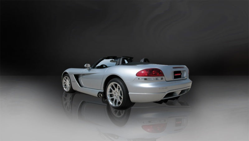 Corsa 03-10 Dodge Viper 8.3L Polished Sport Cat-Back Exhaust (3in Inlet for Use w/ Hi-Flow Conv.) CORSA Performance