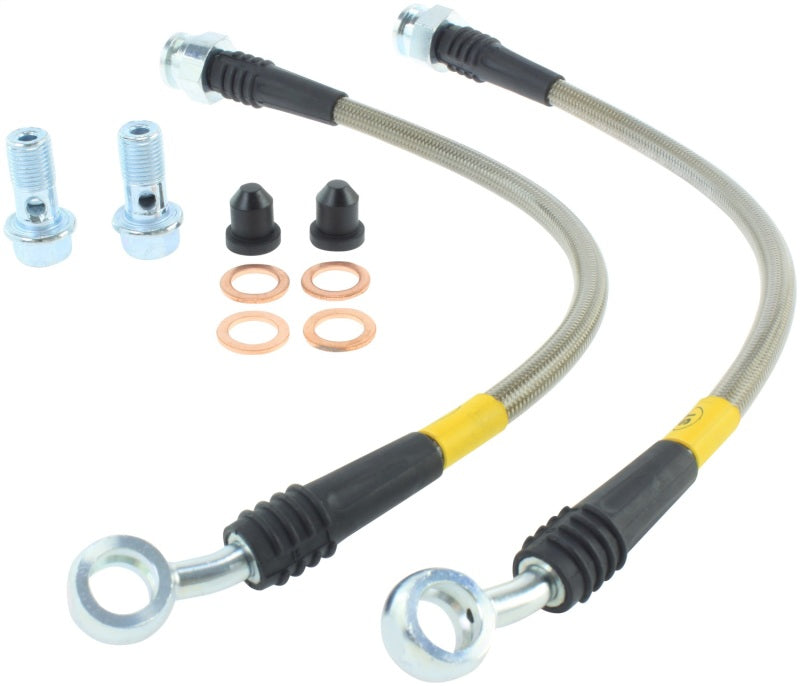 StopTech Stainless Steel Rear Brake lines for Mazda RX8 - eliteracefab.com