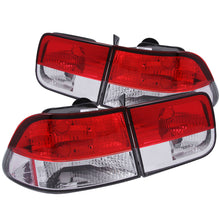 Load image into Gallery viewer, ANZO USA Honda Civic 2dr Taillights Red/Clear; 1996-2000 - eliteracefab.com