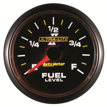 Load image into Gallery viewer, Autometer Ultra-Lite II 2-1/16in 0-280 Ohm Programmable Fuel Level Gauge