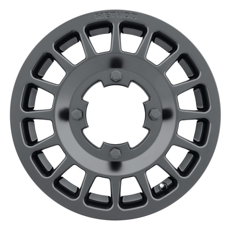 Method MR407 Bead Grip 15x6 / 5+1/51mm Offset / 4x136 / 100mm CB Matte Black Wheel