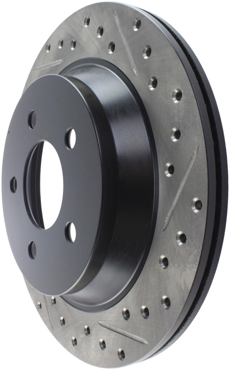 StopTech Slotted & Drilled Sport Brake Rotor - eliteracefab.com