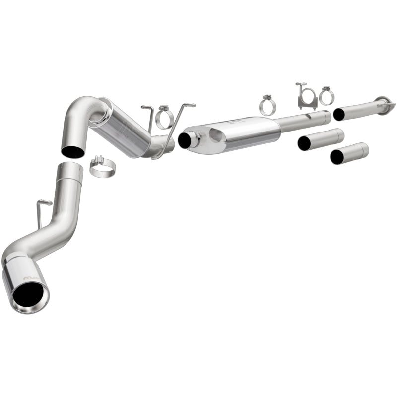 MagnaFlow Stainless Cat-Back Exhaust 2015 Chevy Silverado 2500HD 6.0L P/S Rear Exit 5in - eliteracefab.com