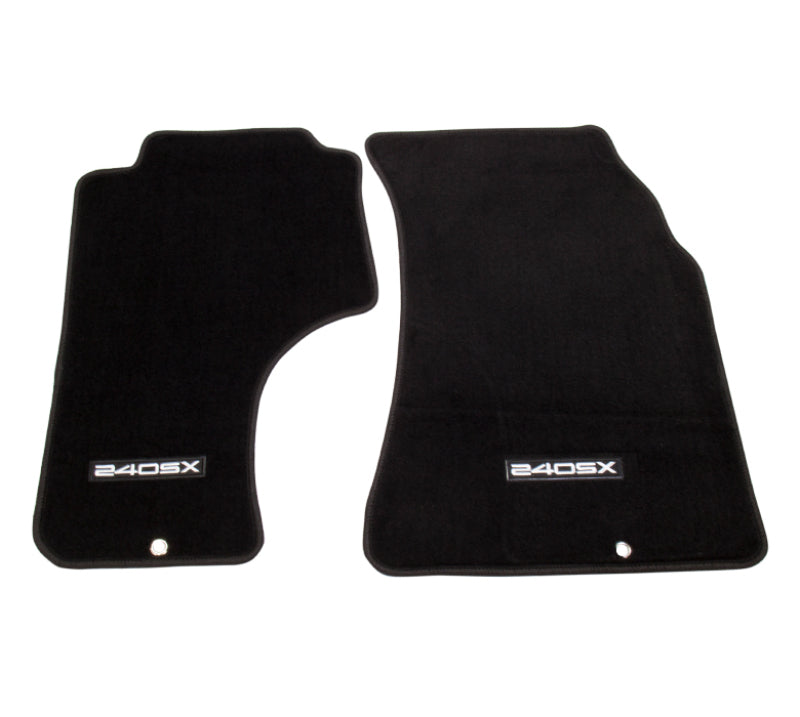 NRG Floor Mats 240SX Logo 2-Piece Nissan 240SX 1989-1998 - eliteracefab.com