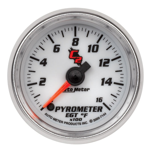 Autometer C2 52mm 1600 Deg F Electronic EGT Gauge 7144