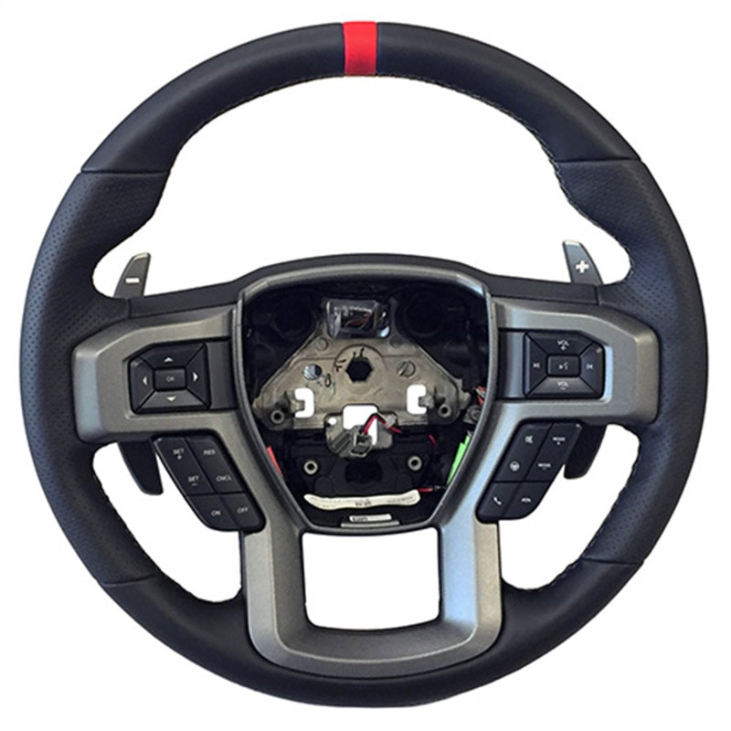 Ford Racing 2015-2017 F-150 Raptor Performance Steering Wheel Kit - Red Sightline - eliteracefab.com