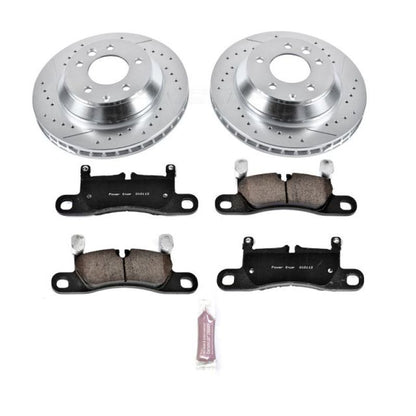 Power Stop 11-18 Porsche Cayenne Rear Z23 Evolution Sport Brake Kit - eliteracefab.com