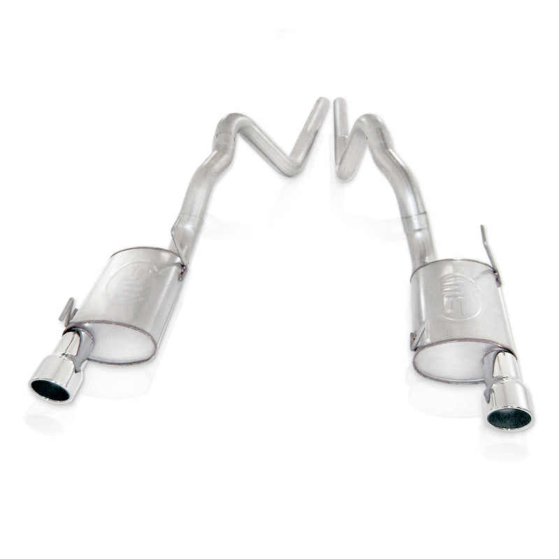 Stainless Works 2007-10 Shelby GT500 3in Catback X-Pipe Chambered Mufflers Stainless Works