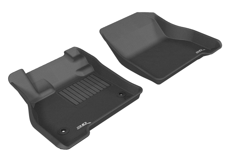 3D MAXpider L1NS04911509 2011-2012 Nissan Leaf Kagu 1st Row Floormat - Black 3D MAXpider