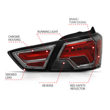 Load image into Gallery viewer, ANZO 14-18 Chevrolet Impala LED Taillights Smoke - eliteracefab.com