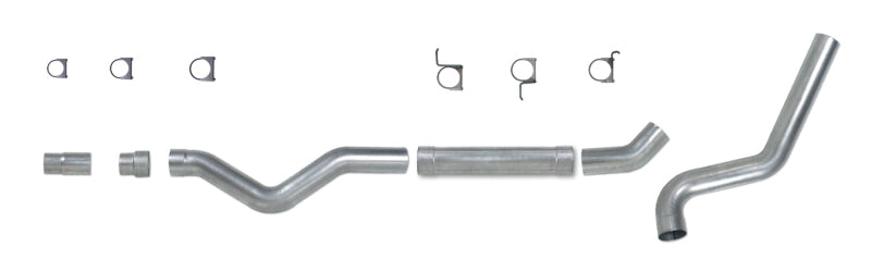 Diamond Eye KIT 5in CB MFLR RPLCMENT PIPE SGL AL: 2006-2007.5 CHEVY 6.6L 2500/3500 - eliteracefab.com