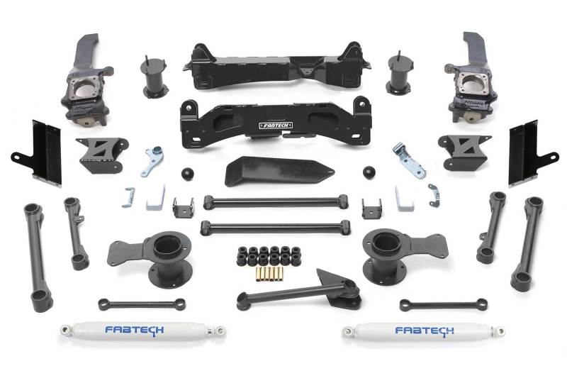 Fabtech 15-21 Toyota 4Runner 4WD 6in Basic System w/Perf. Shocks - eliteracefab.com