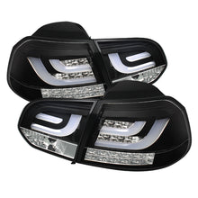 Load image into Gallery viewer, Spyder Volkswagen Golf/GTI 10-13 G2 Type With Light Bar LED Tail Lights Black ALT-YD-VG10-LED-G2-BK - eliteracefab.com