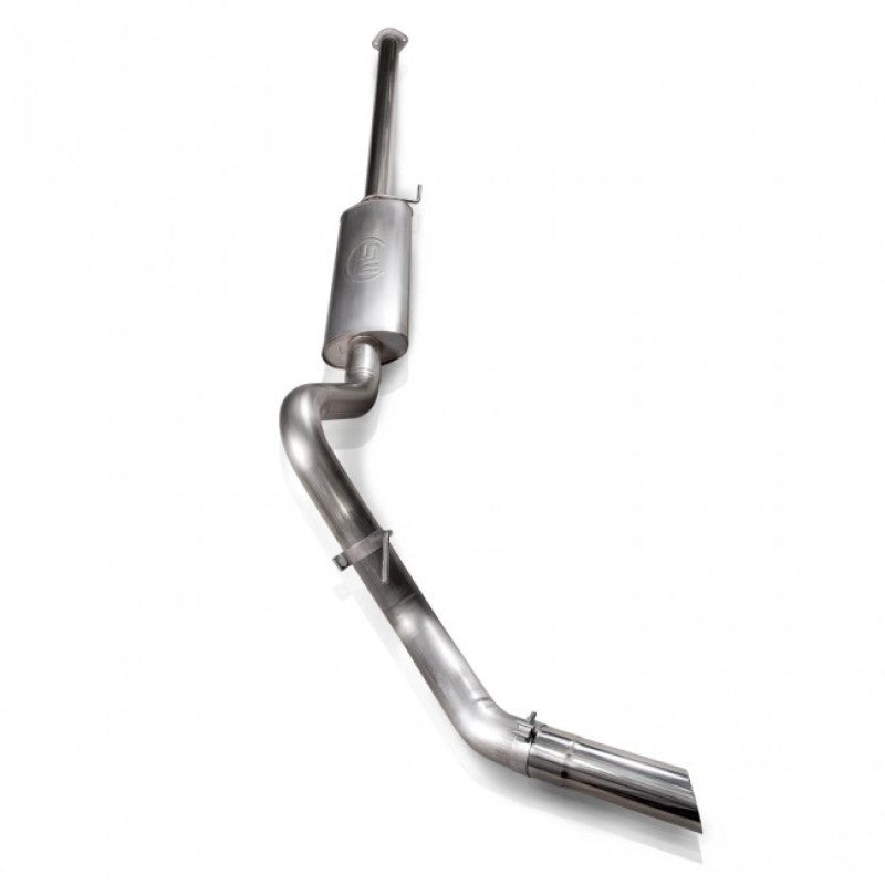 Stainless Works 2011-14 F-150 3.5L 3-1/2in Catback Chambered Muffler Factory Connection Stainless Works