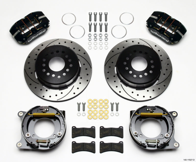 Wilwood Dynapro Low-Profile 11.00in P-Brake Kit Drilled Impala 59-64 / Corvette 57-62 Wilwood